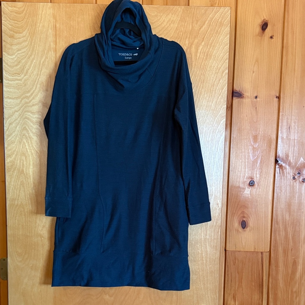 Torrid Dark Blue Cowl Neck Tunic
